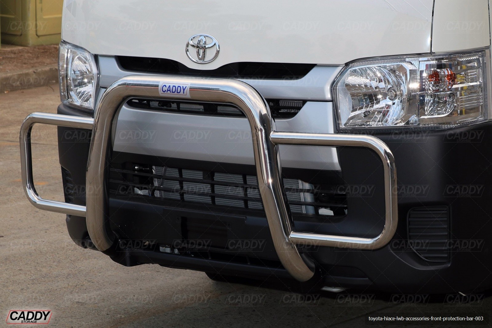 Toyota Hiace LWB Stainless Steel Front Protection Bar
